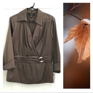 R&M Richards Mocha Women’s Blazer